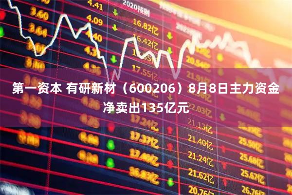 第一资本 有研新材（600206）8月8日主力资金净卖出135亿元