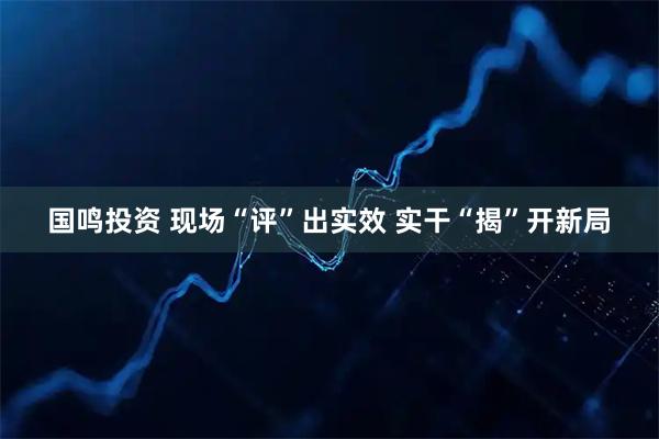 国鸣投资 现场“评”出实效 实干“揭”开新局