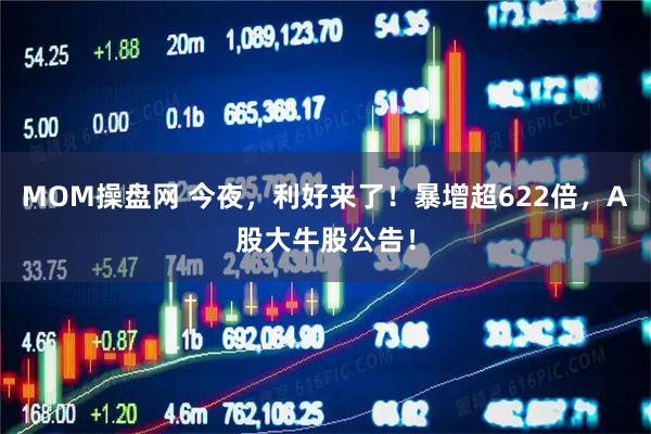 MOM操盘网 今夜,利好来了!暴增超622倍,A股大牛股公告!